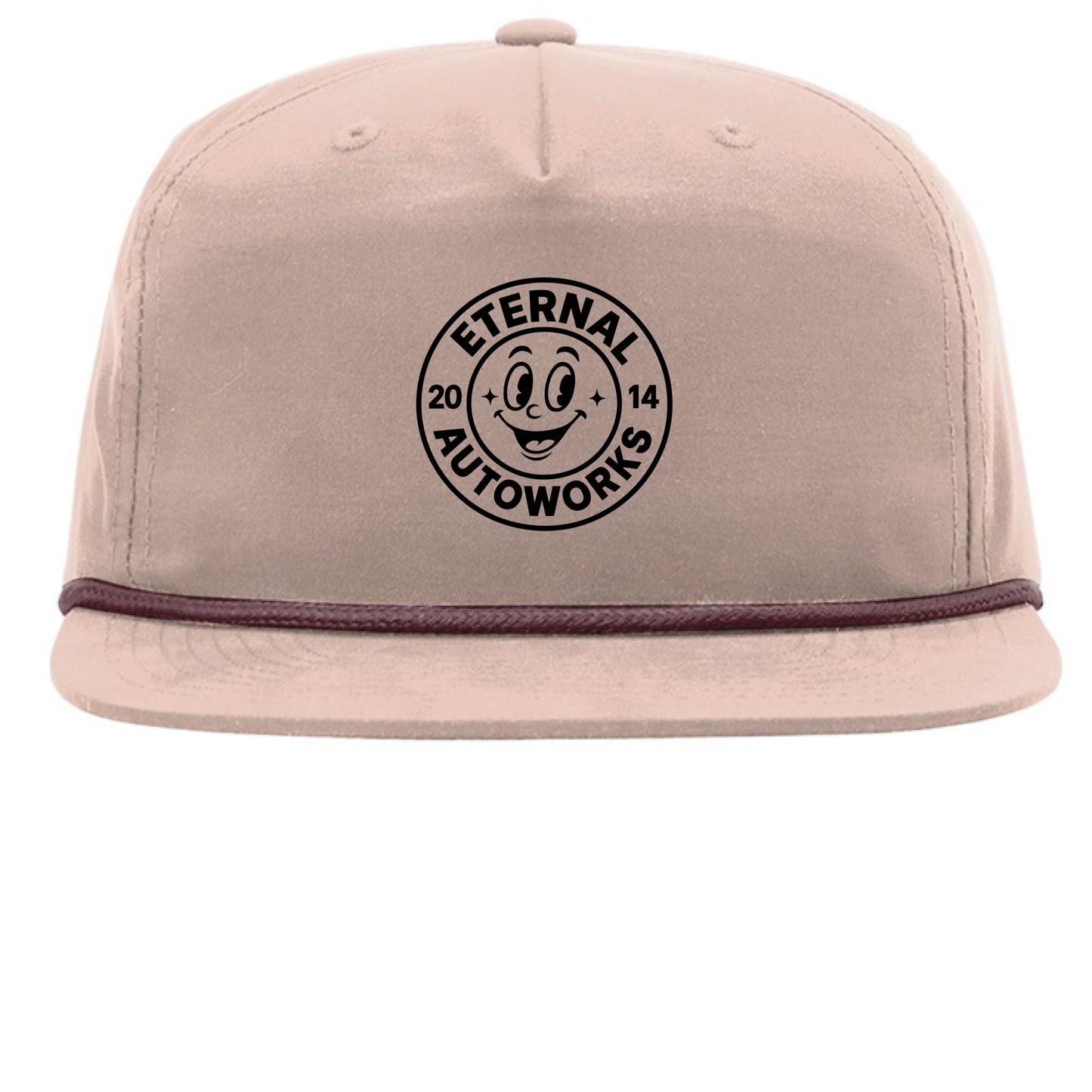 Pale Peach/ Maroon - FRONT