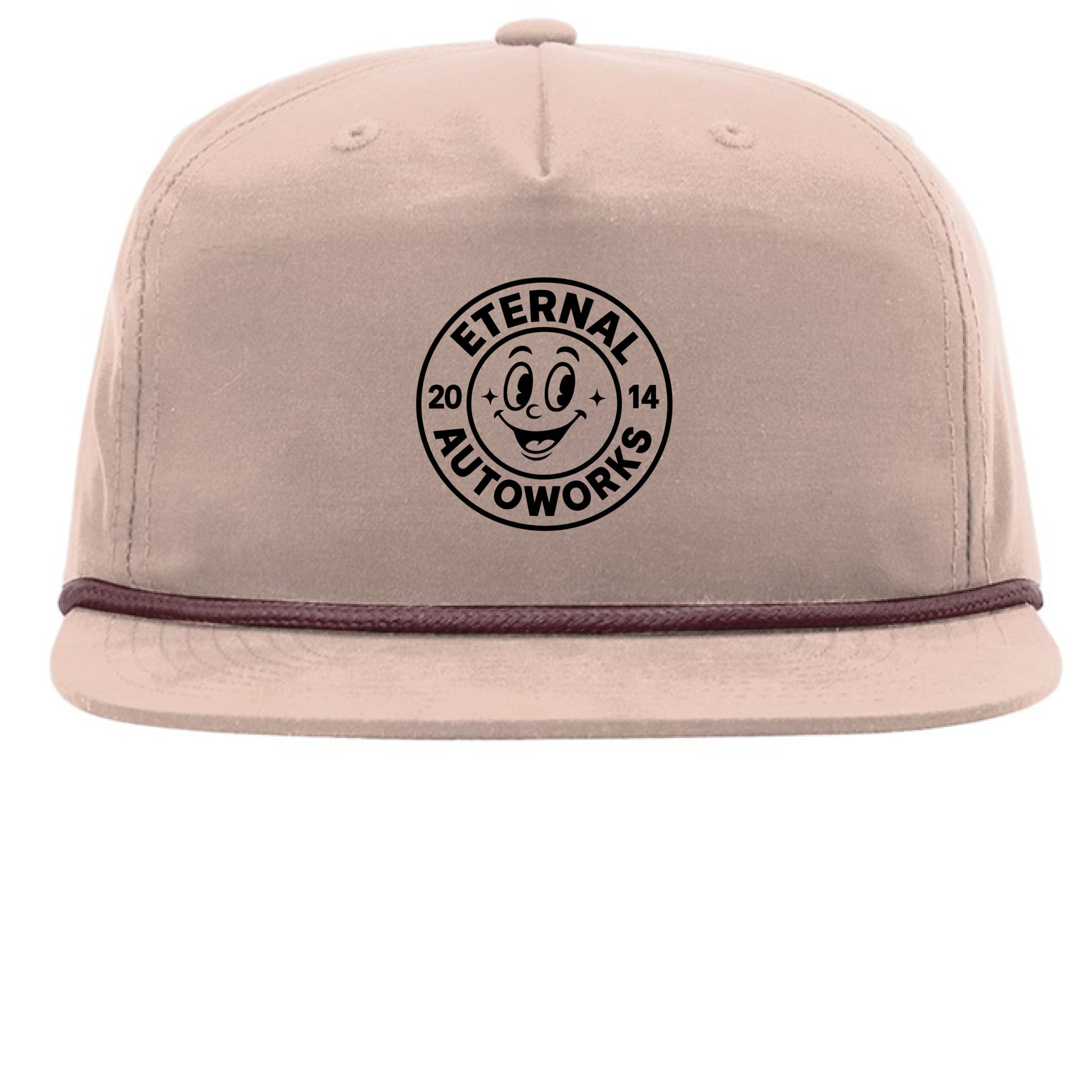 Pale Peach/ Maroon - FRONT