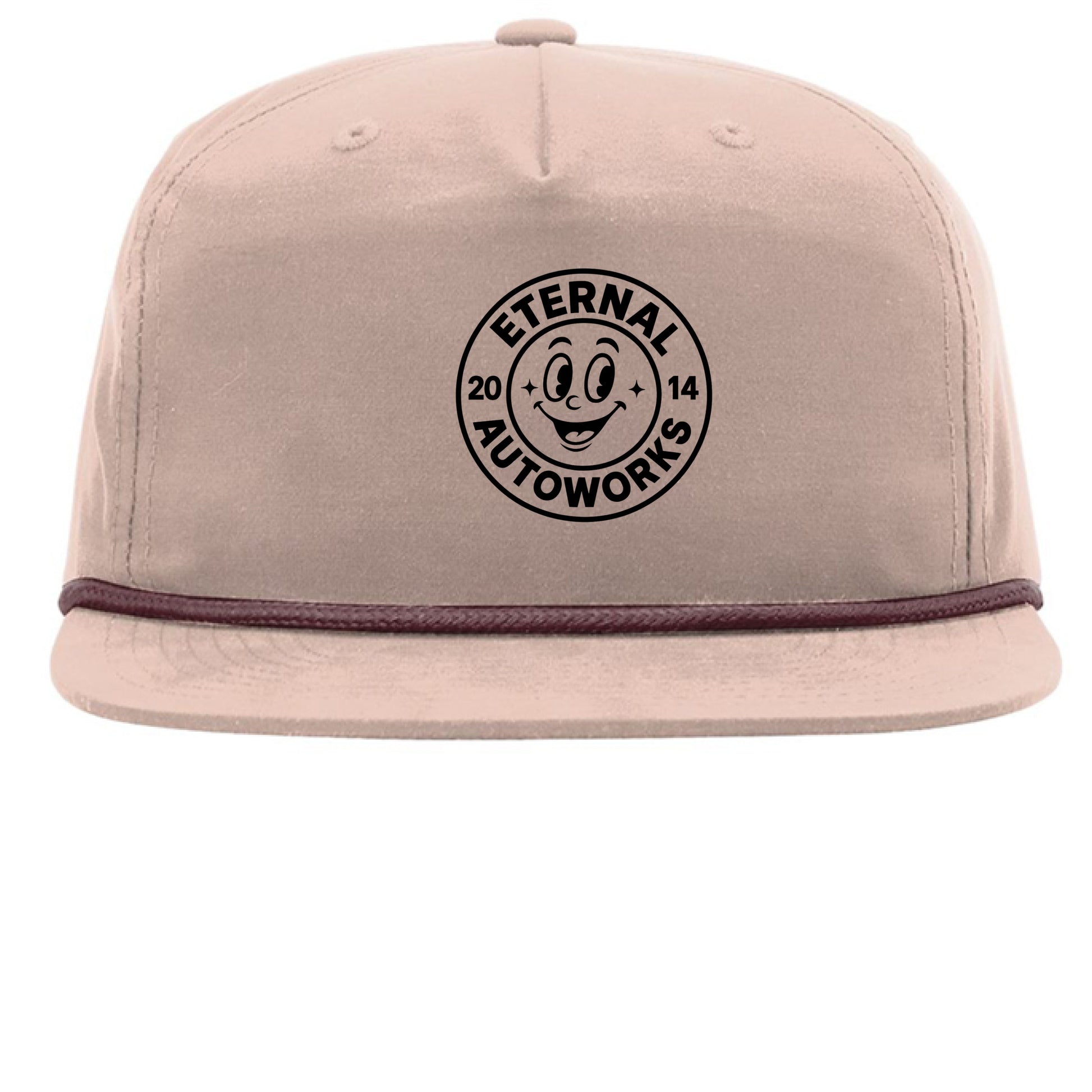 Pale Peach/ Maroon - FRONT