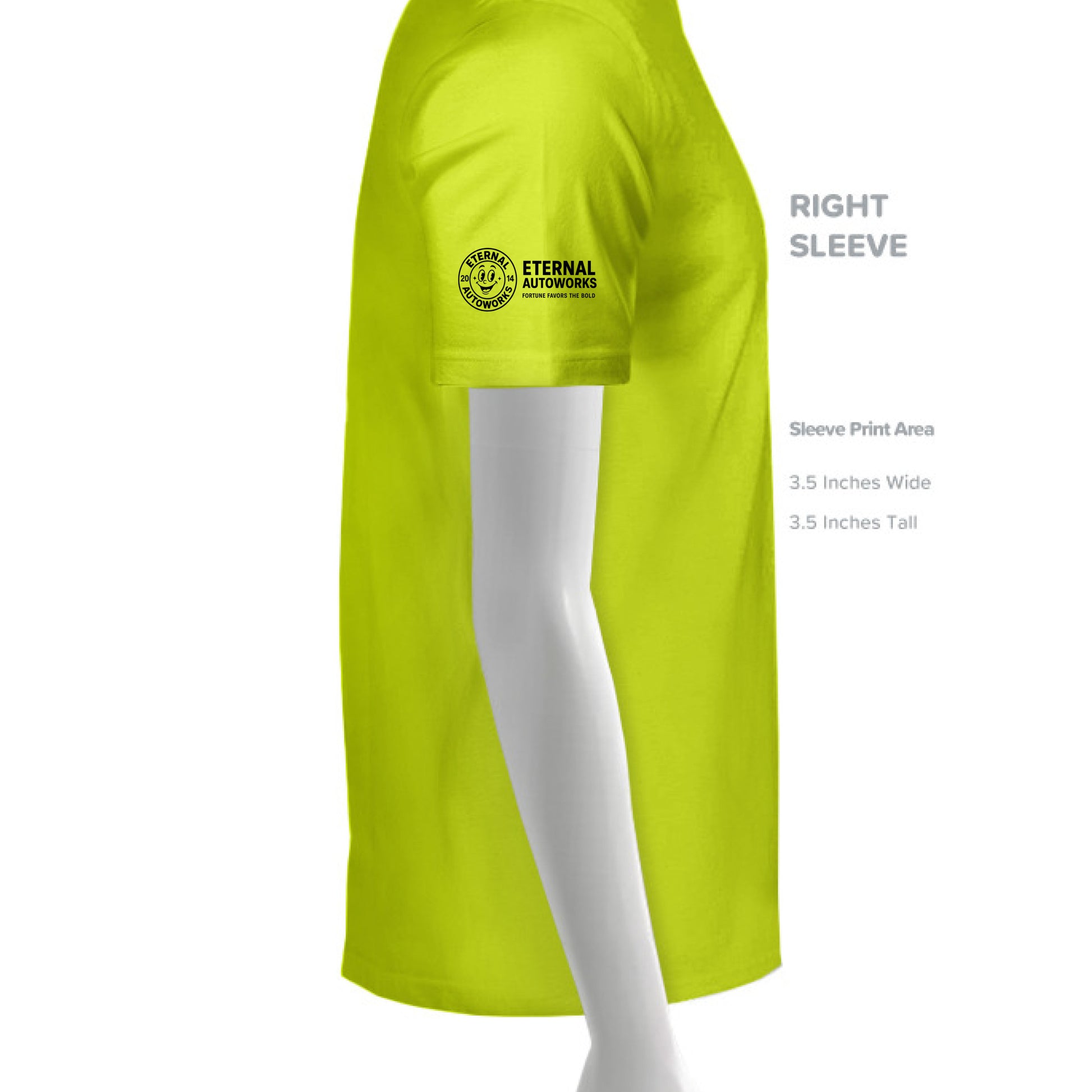 Safety Yellow - SLEEVE_RIGHT